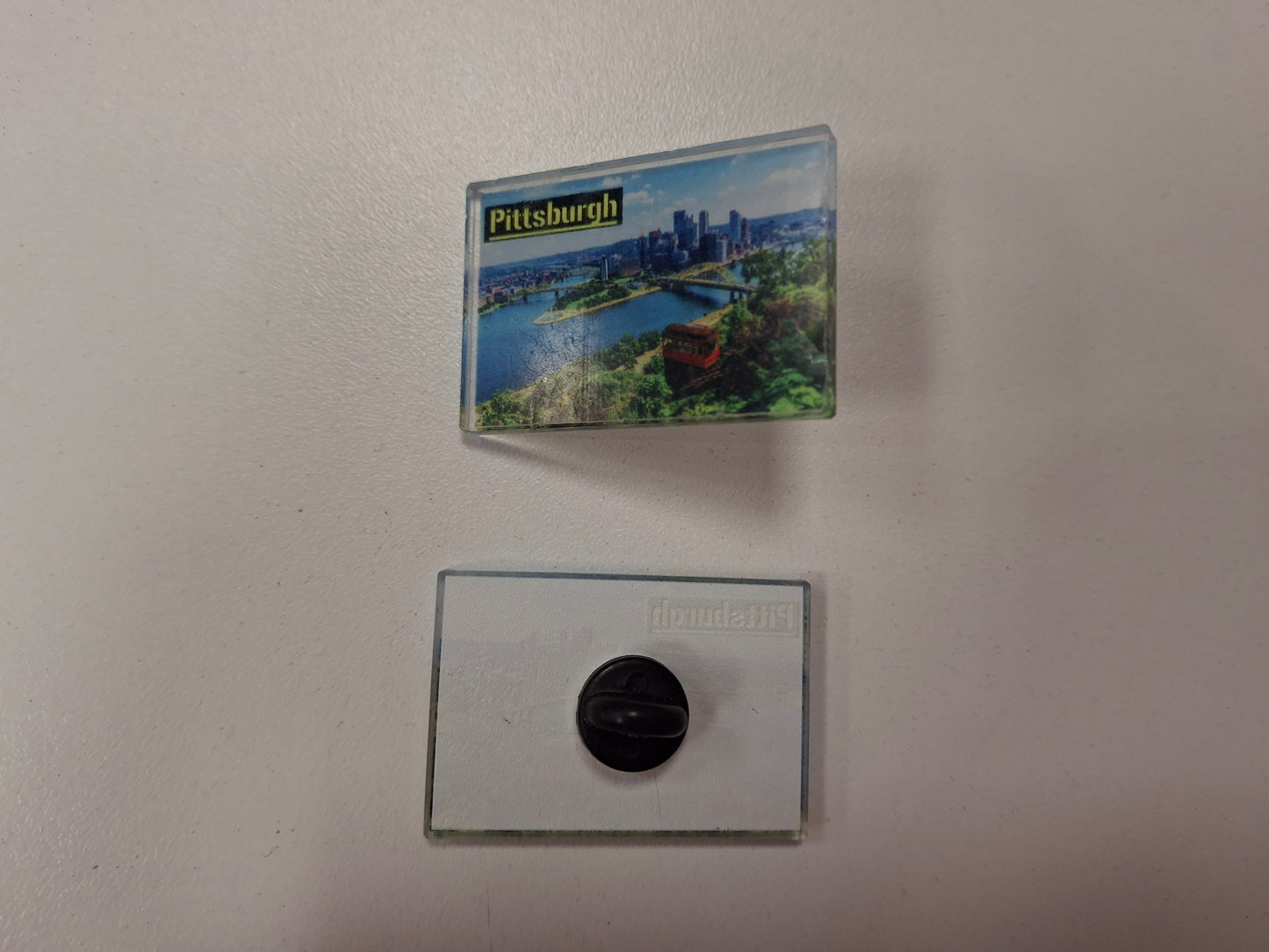 Pittsburgh Mt Washington Overview Summer Pin