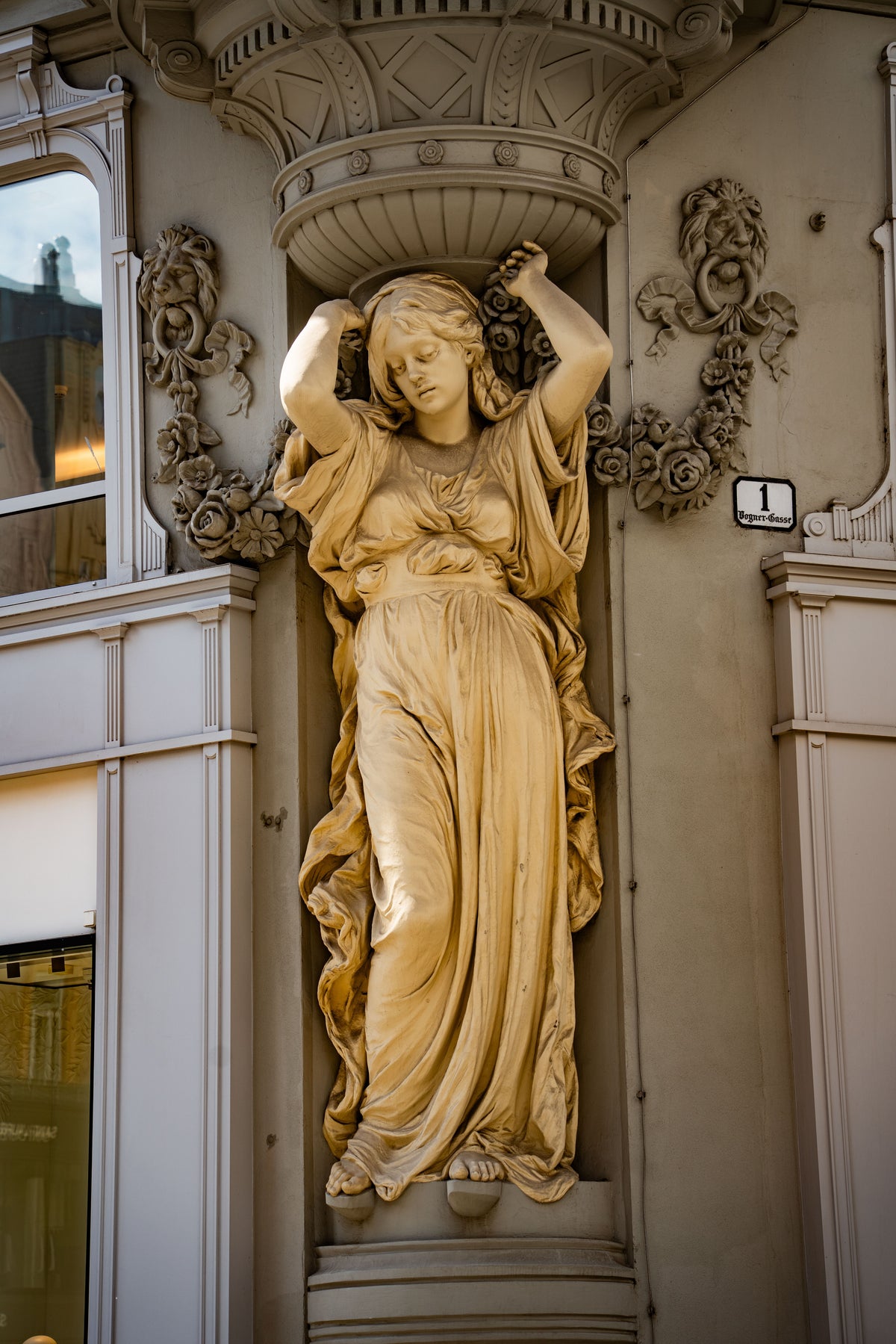 Classic Caryatid in Vienna, Austria