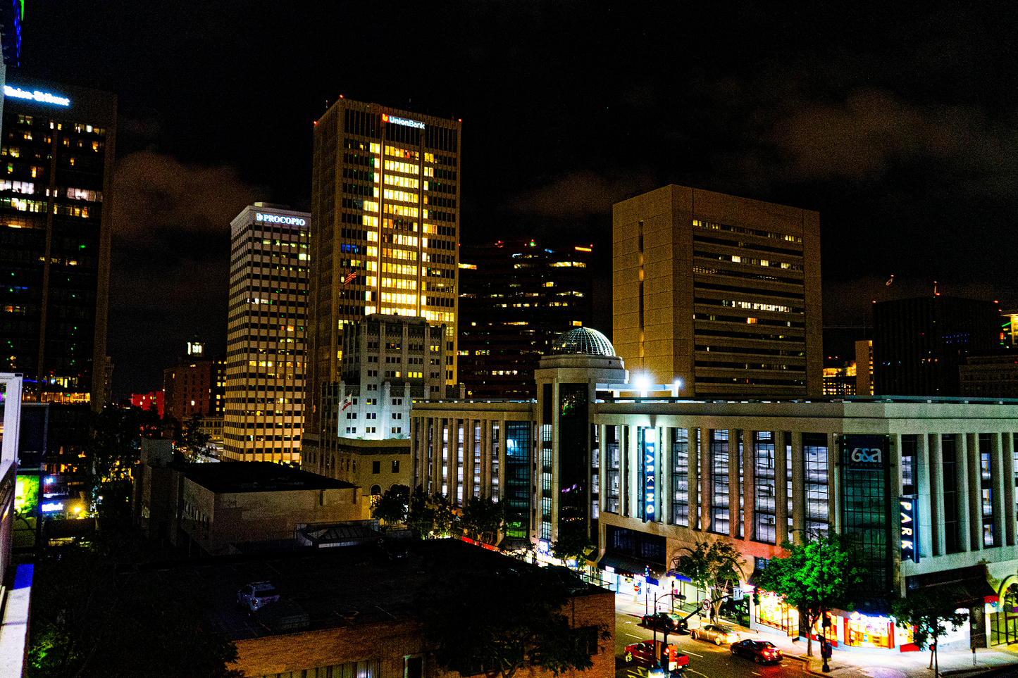 California Nights – Glowing Skyline View