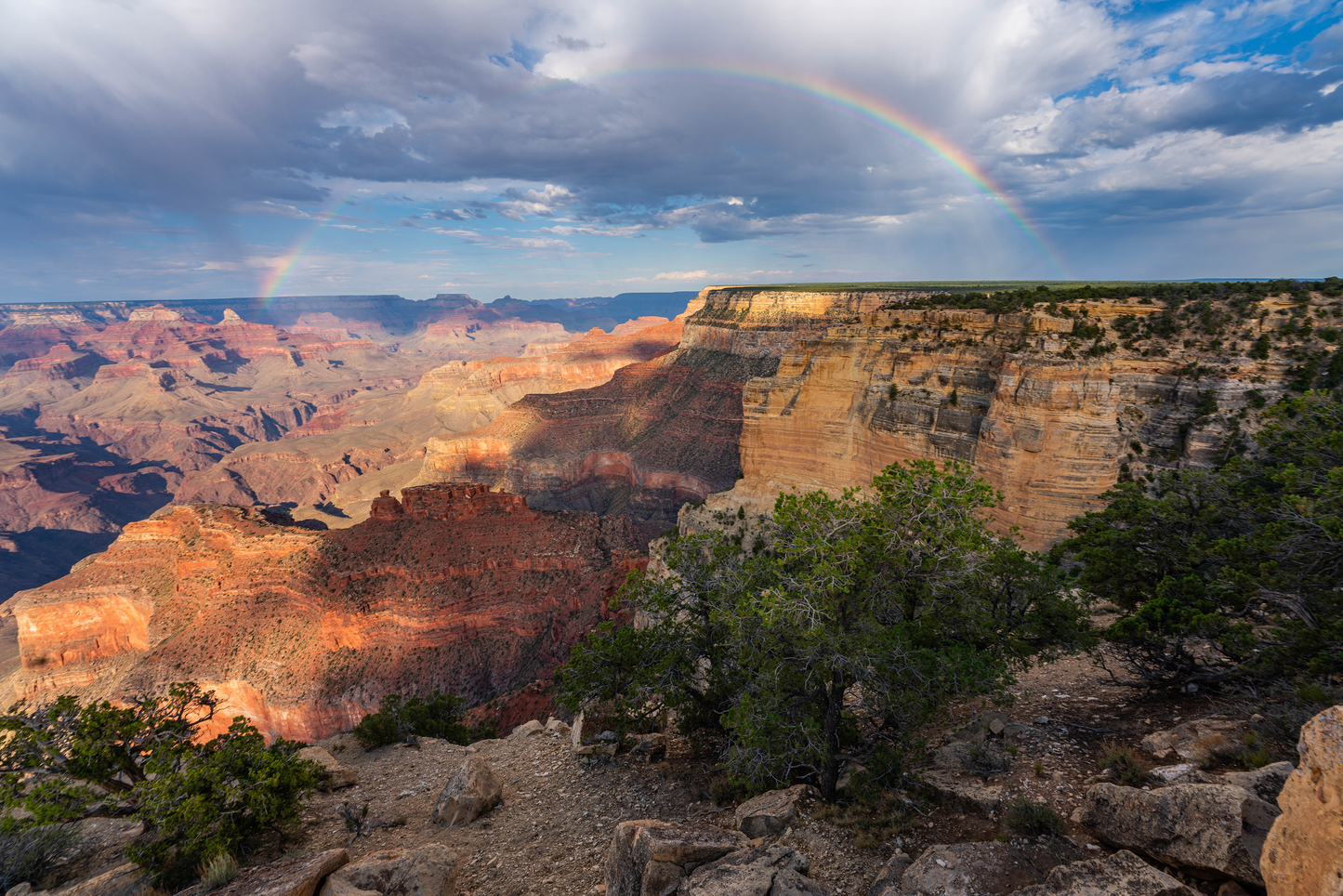 Rainbows in the Canyon Light