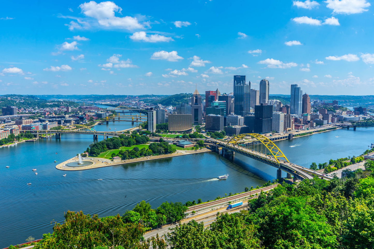 Vibrant Currents — Pittsburgh in Summer Color