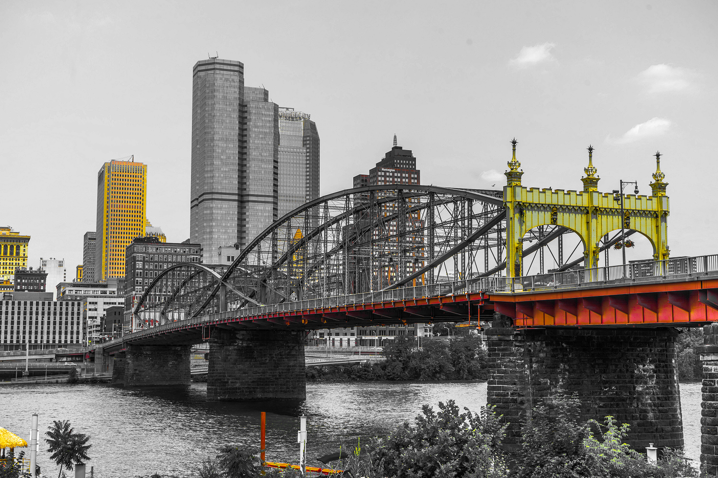 Pittsburgh’s Heartbeat — Smithfield Bridge in Black & White