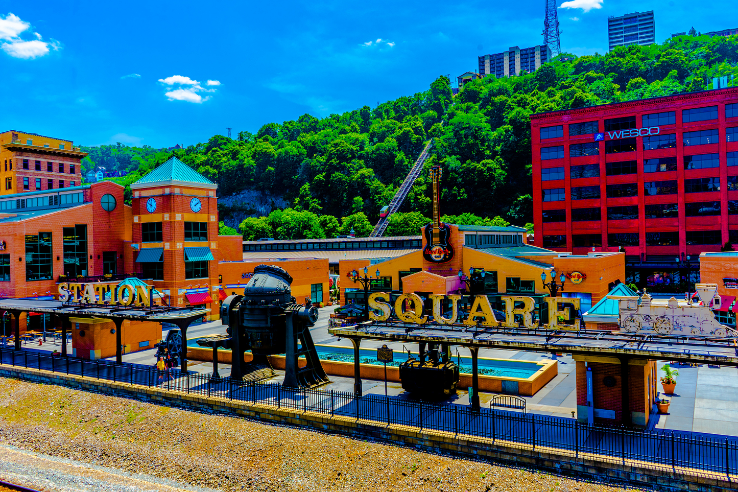 Vivid Charm — Station Square in Color