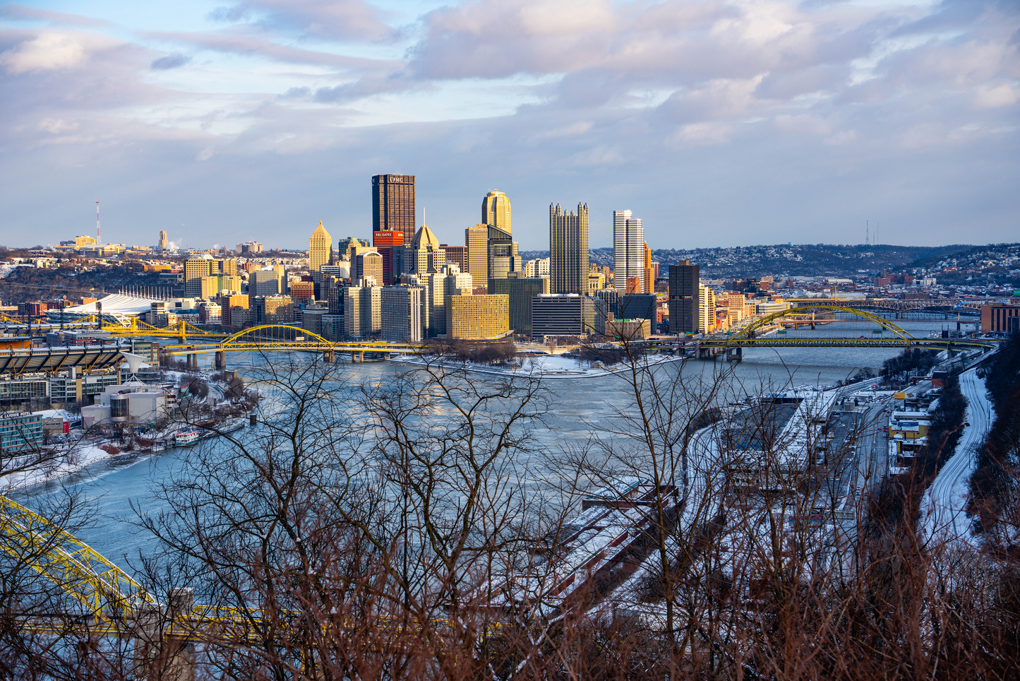 Pittsburgh Winter Skyline