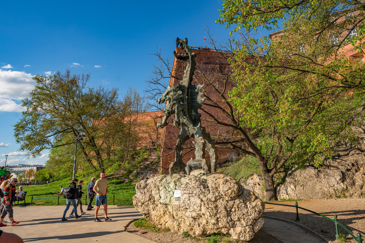 Wawel Dragon Statue – Kraków, Poland