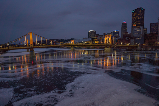 Pittsburgh Winter Breathtaking  sunset 11