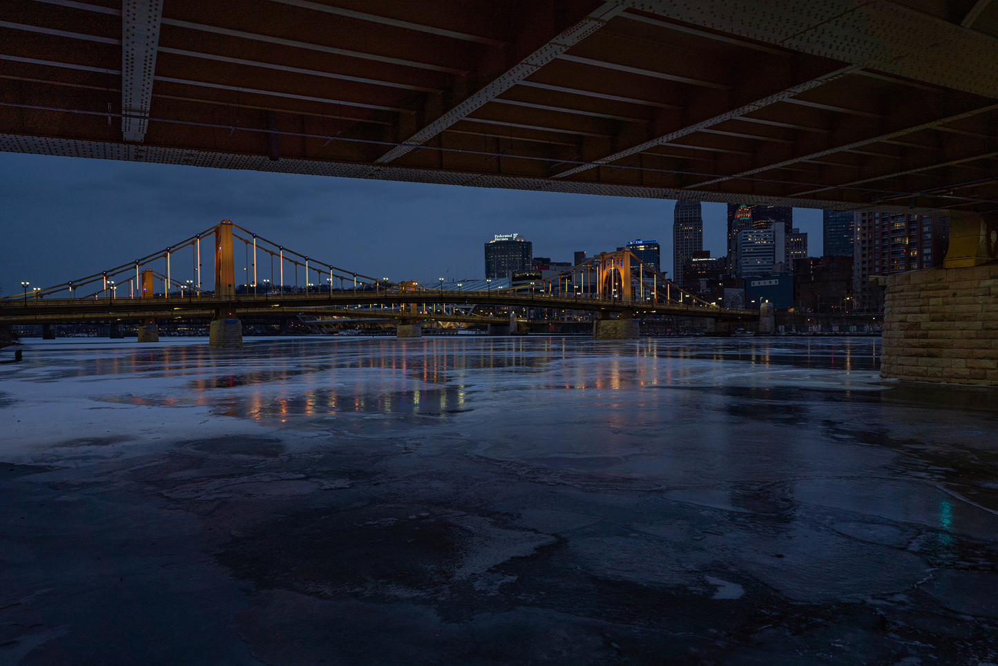 Pittsburgh Winter Breathtaking  sunset 15