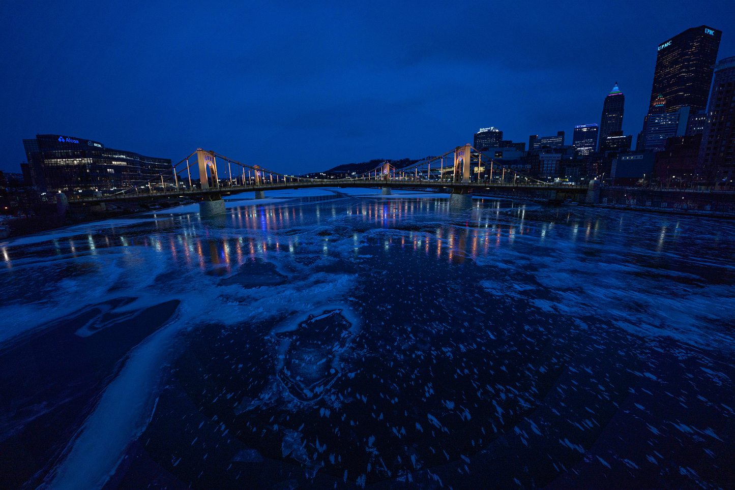 Pittsburgh Winter Breathtaking  sunset 12
