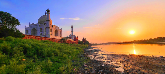 Taj Mahal Sunset Reflections – Rear View Magic
