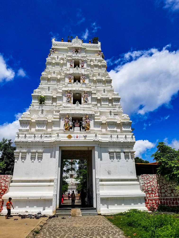 Tirupati Shri Balaji Temple, Guwahati – Majestic White Entrance