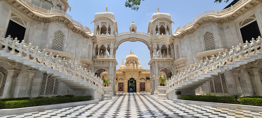 Elegant Indian Temple – Marble Grandeur & Timeless Beauty