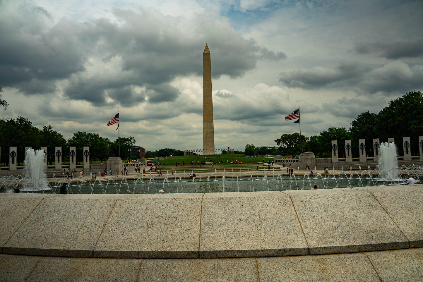 Bold Monument Under Blue Sky