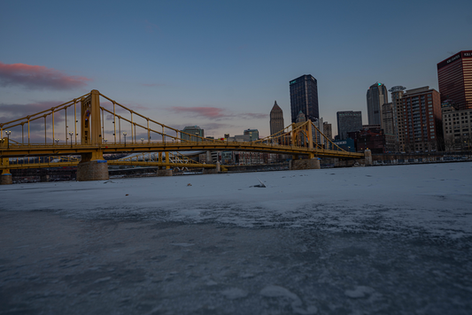 Pittsburgh Winter Breathtaking  sunset 07