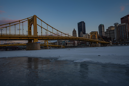 Pittsburgh Winter Breathtaking  sunset 08